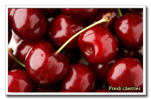 Fresh cherries